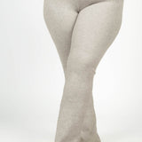 BRUSHED WAFFLE FLARE plus-size - AMOUR781