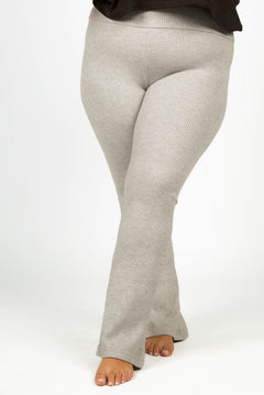 BRUSHED WAFFLE FLARE plus-size - AMOUR781