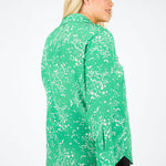 DARIA FRENCH CUFF SILK BLOUSE - Celestial Butterfly - AMOUR781
