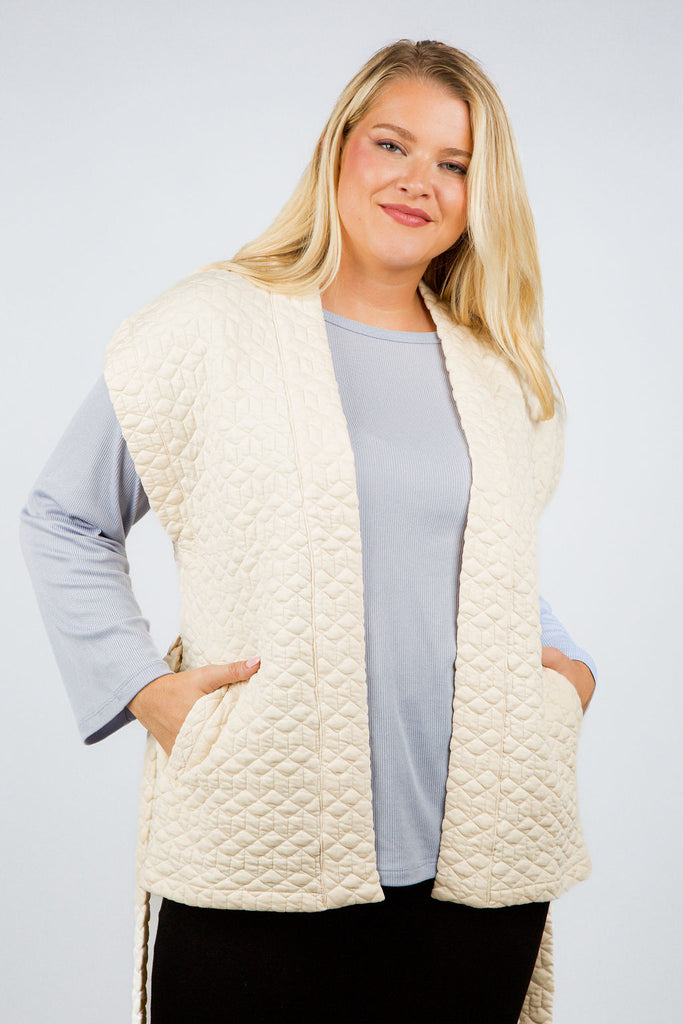 GILET QUILTED JERSEY - AMOUR781