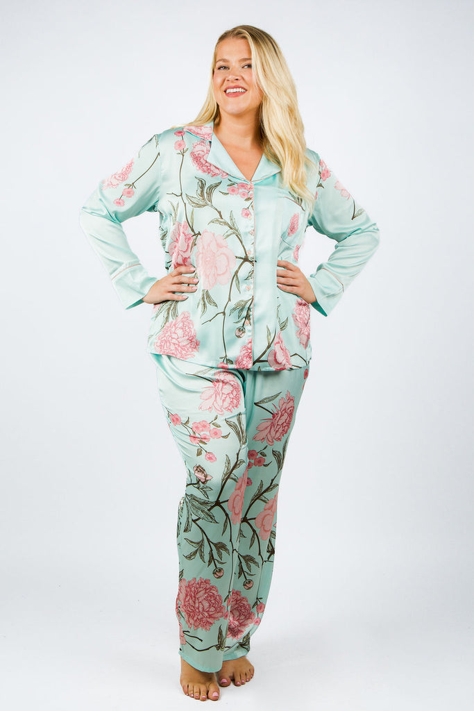 PINK PEONY PJ Set by Isayes Exclusive to AMOUR781