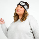 RECYCLED HONEYCOMB HEADBAND plus-size - AMOUR781
