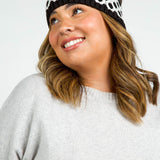 RECYCLED HONEYCOMB HEADBAND plus-size - AMOUR781