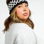 RECYCLED HONEYCOMB HEADBAND plus-size - AMOUR781