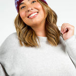 RECYCLED HONEYCOMB HEADBAND plus-size - AMOUR781