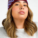 RECYCLED HONEYCOMB HEADBAND plus-size - AMOUR781