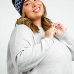 RECYCLED HONEYCOMB HEADBAND plus-size - AMOUR781