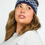 RECYCLED HONEYCOMB HEADBAND plus-size - AMOUR781