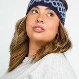 RECYCLED HONEYCOMB HEADBAND plus-size - AMOUR781