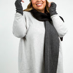 RECYCLED WISHBONE CABLE POM HAT plus-size - AMOUR781