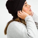 CASHMERE CABLE HAT plus-size - AMOUR781