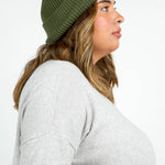 CASHMERE CABLE HAT plus-size - AMOUR781