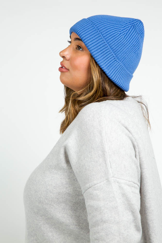 CASHMERE CABLE HAT plus-size - AMOUR781
