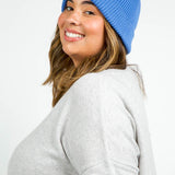 CASHMERE CABLE HAT plus-size - AMOUR781