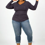 BORSEN TOP plus-size - AMOUR781