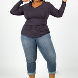 BORSEN TOP plus-size - AMOUR781