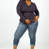 BORSEN TOP plus-size - AMOUR781