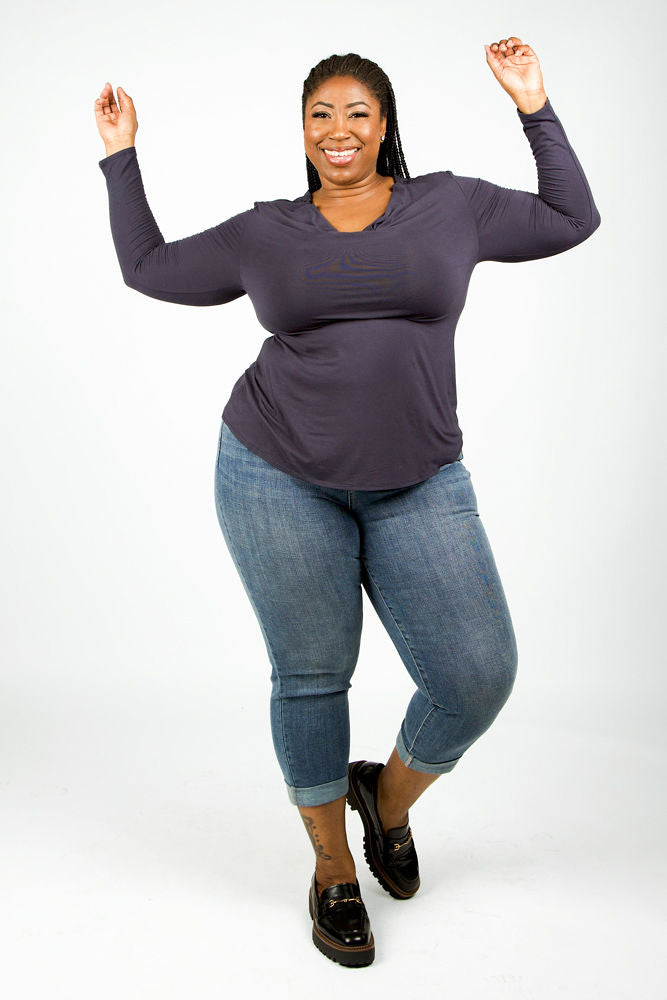 BORSEN TOP plus-size - AMOUR781