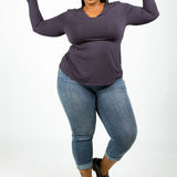 BORSEN TOP plus-size - AMOUR781