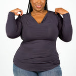 BORSEN TOP plus-size - AMOUR781