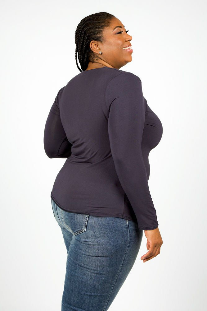 BORSEN TOP plus-size - AMOUR781