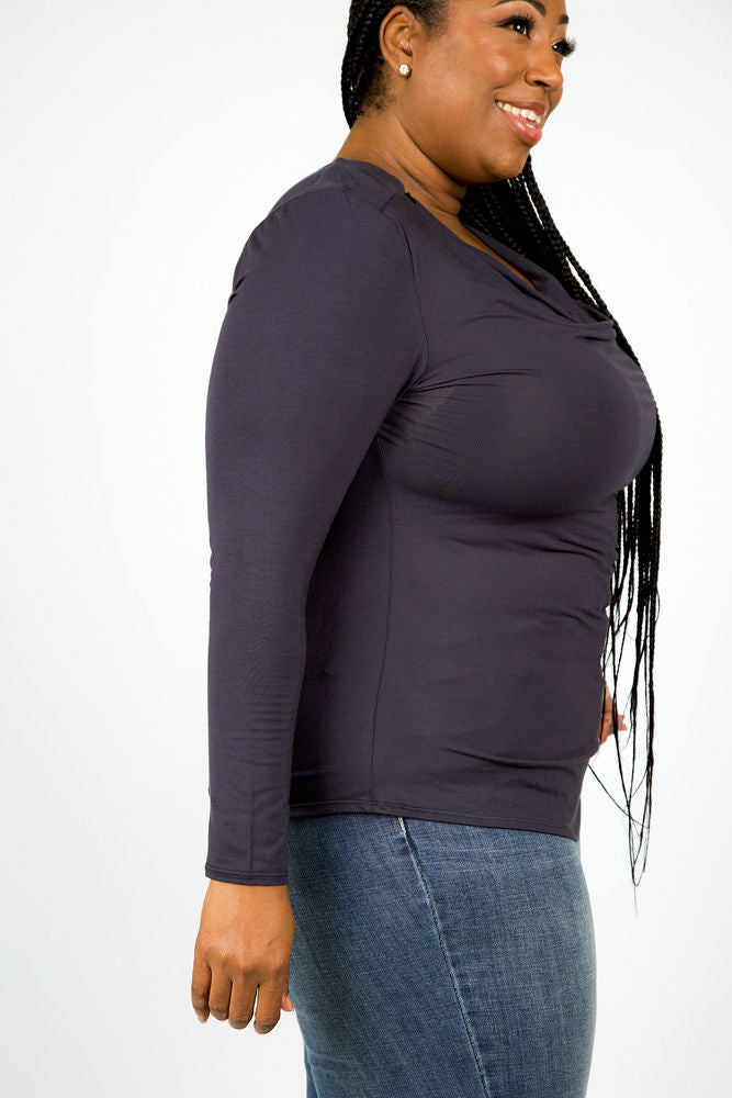 BORSEN TOP plus-size - AMOUR781