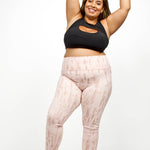 BRUSH STROKES HIGH-WAIST LEGGINGS plus-size - AMOUR781
