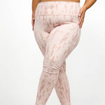 BRUSH STROKES HIGH-WAIST LEGGINGS plus-size - AMOUR781
