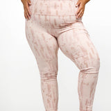 BRUSH STROKES HIGH-WAIST LEGGINGS plus-size - AMOUR781