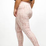 BRUSH STROKES HIGH-WAIST LEGGINGS plus-size - AMOUR781