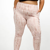 BRUSH STROKES HIGH-WAIST LEGGINGS plus-size - AMOUR781