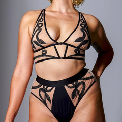 MEDUSA BRALETTE- BISCOTTI plus-size - AMOUR781