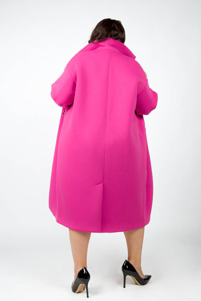 LONG ONE BUTTON COAT - AMOUR781