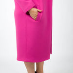 LONG ONE BUTTON COAT plus-size - AMOUR781