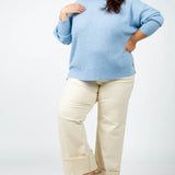 DOLMAN CASHMERE SWEATER plus-size - AMOUR781