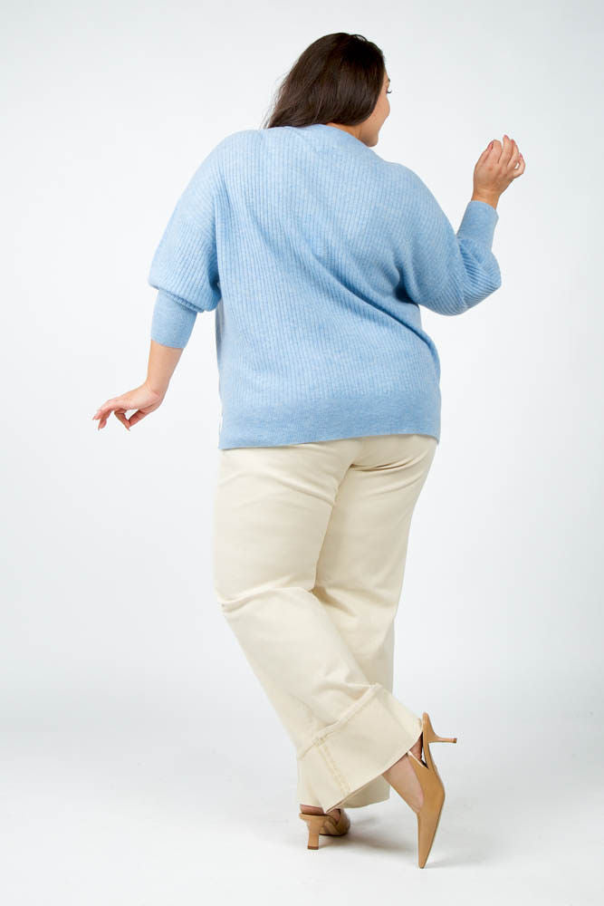 DOLMAN CASHMERE SWEATER plus-size - AMOUR781