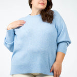 DOLMAN CASHMERE SWEATER plus-size - AMOUR781