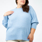 DOLMAN CASHMERE SWEATER plus-size - AMOUR781