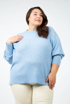 DOLMAN CASHMERE SWEATER plus-size - AMOUR781