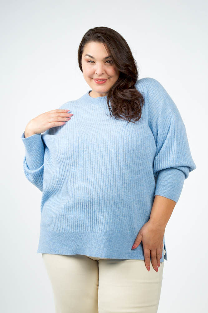 DOLMAN CASHMERE SWEATER plus-size - AMOUR781