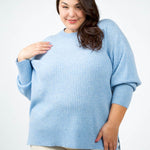 DOLMAN CASHMERE SWEATER plus-size - AMOUR781