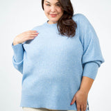 DOLMAN CASHMERE SWEATER plus-size - AMOUR781