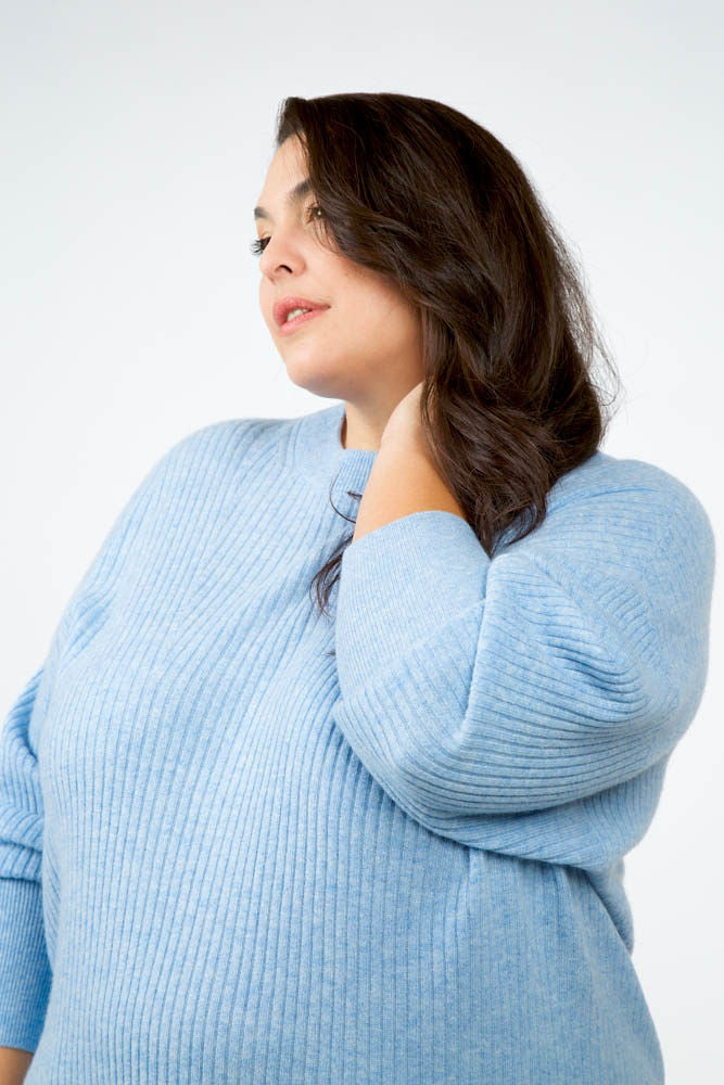 DOLMAN CASHMERE SWEATER plus-size - AMOUR781