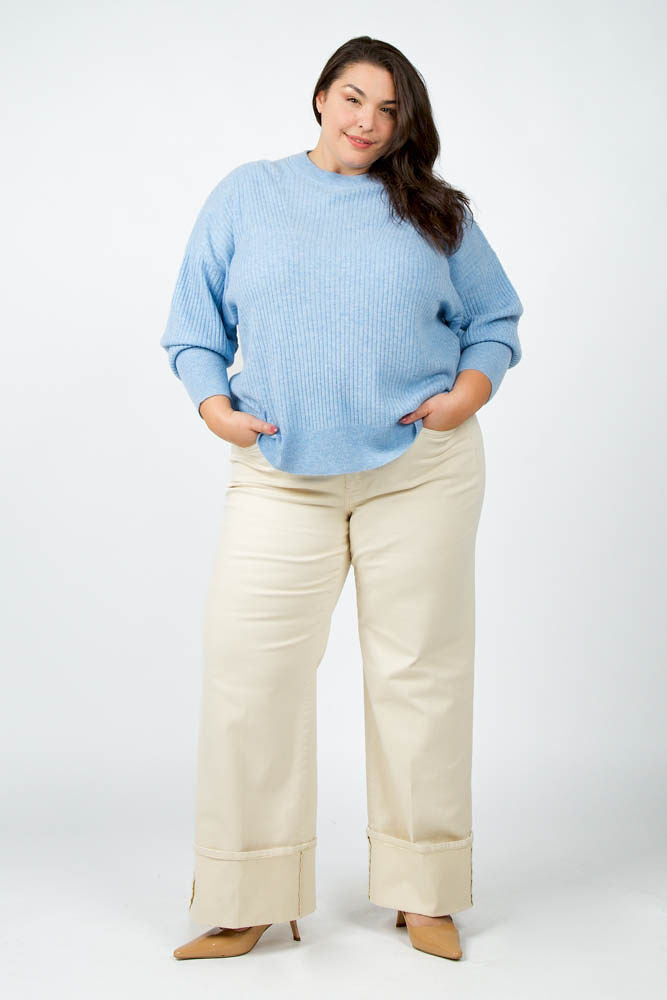 DOLMAN CASHMERE SWEATER plus-size - AMOUR781
