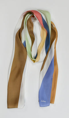 KALEIDOSCOPE SILK SCARF plus-size - AMOUR781