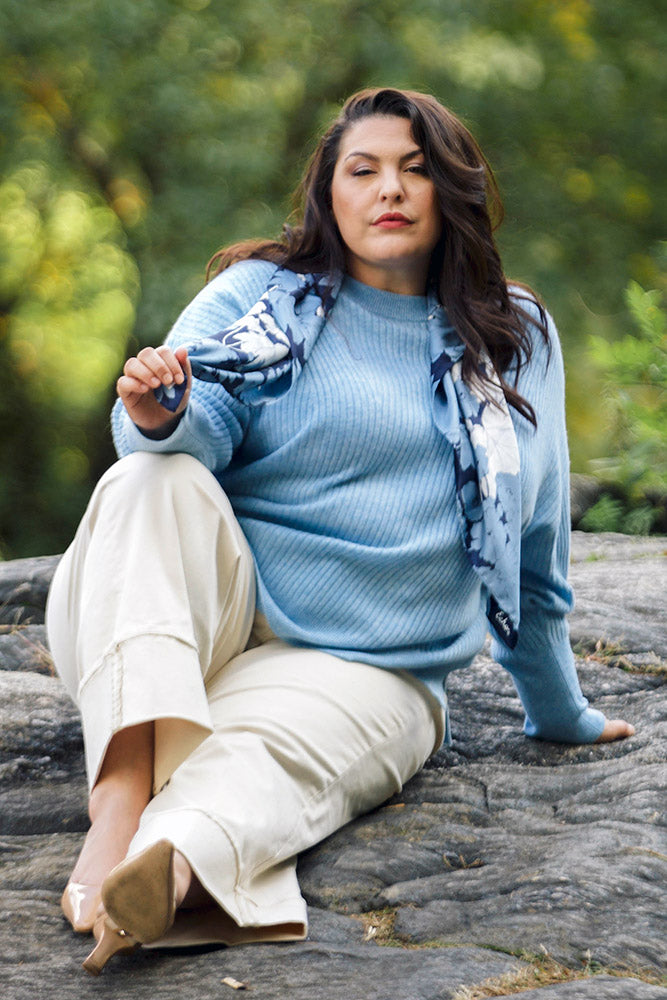 DOLMAN CASHMERE SWEATER plus-size - AMOUR781
