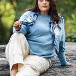 DOLMAN CASHMERE SWEATER plus-size - AMOUR781