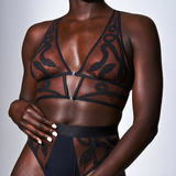 MEDUSA BRALETTE- ESPRESSO plus-size - AMOUR781