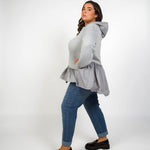 FABRIA HOODIE TOP - AMOUR781