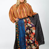 JOHANNA PRINTED SKIRT plus-size - AMOUR781